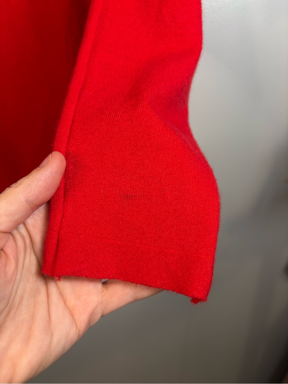 Vila Milano Classic Red Sweater Dolman Sleeve Batwing Soft Comfy Office Business - Picture 6 of 10